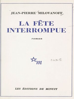 cover image of La fête interrompue